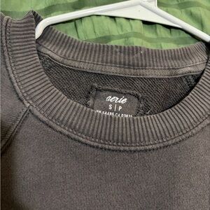 Aerie Women's Charcoal Long Sleeve Dress